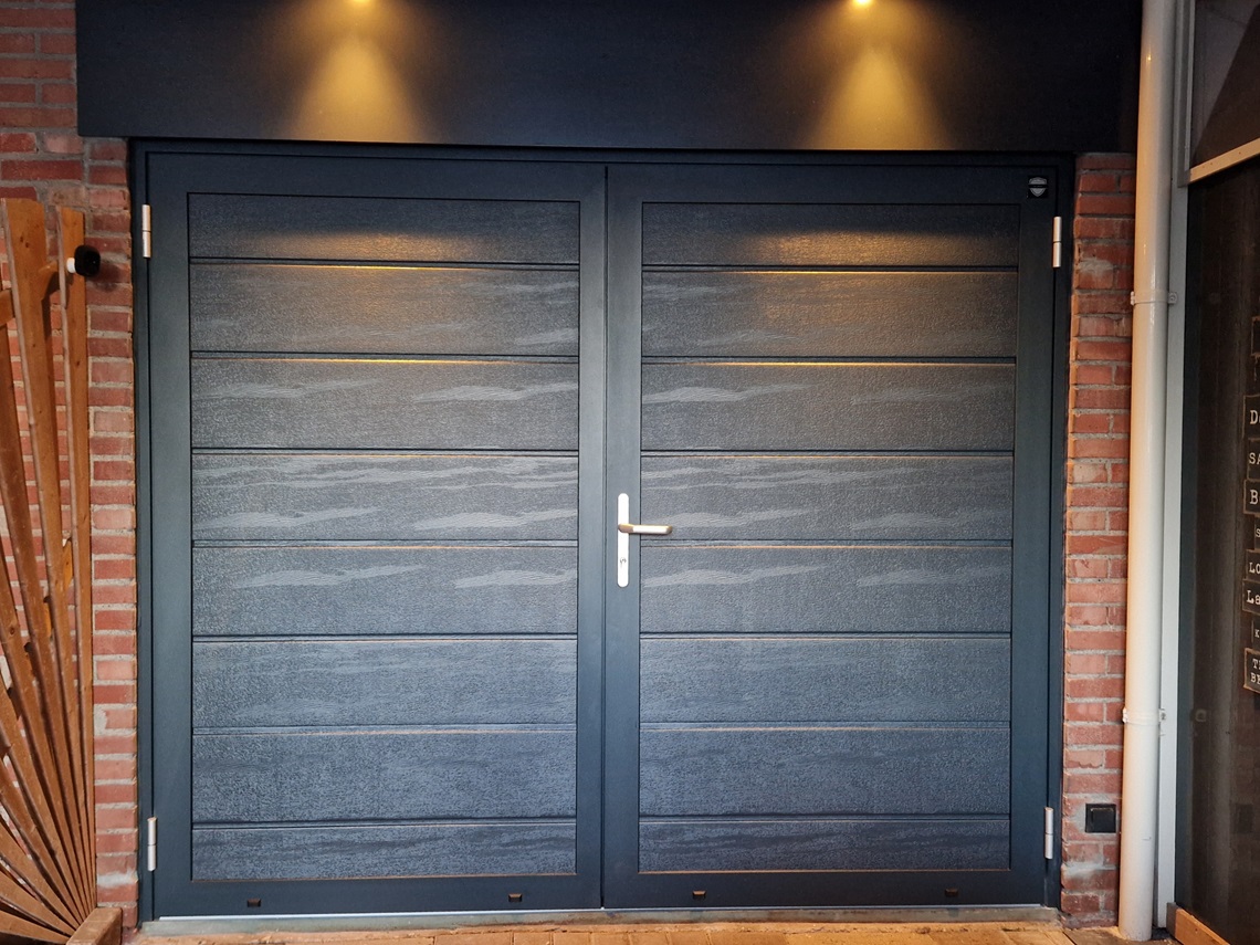 Woodgrain Ligna RAL 7016 met structuurlak